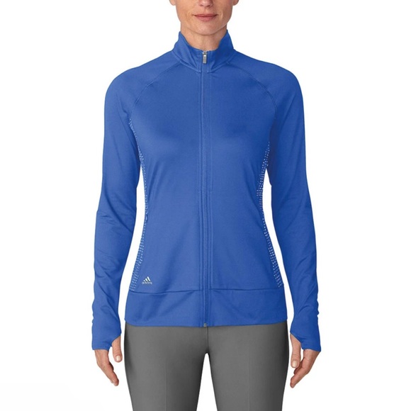 Adidas Blue GOLF RANGEWEAR JACKET - Picture 1 of 5